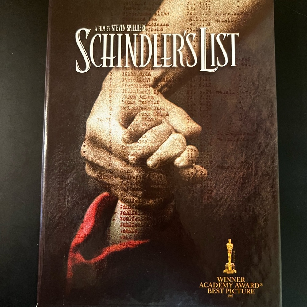 Schindlers List DVD